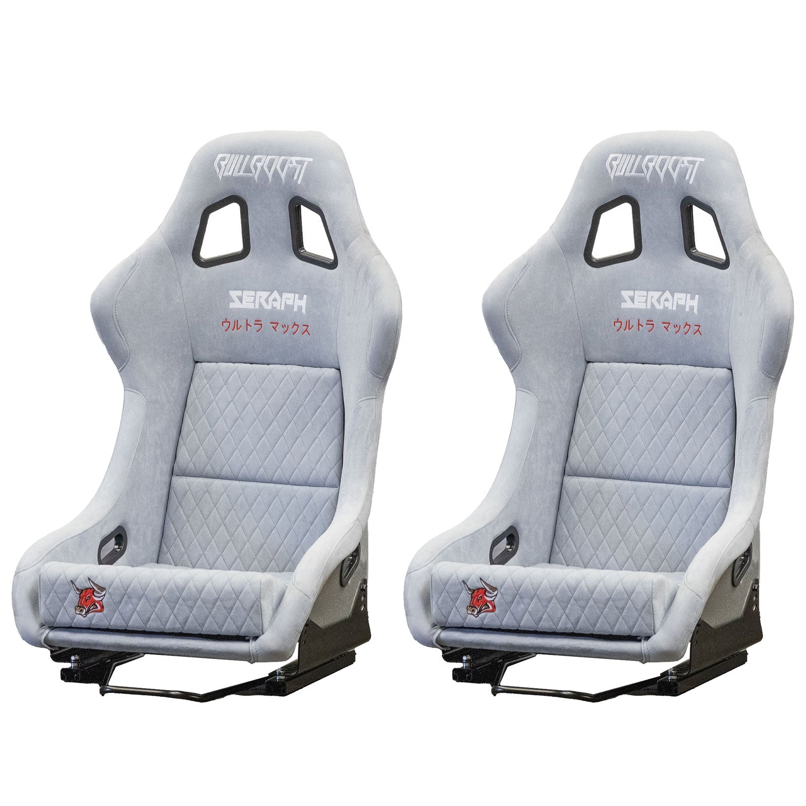 Bull Boost Adjustable Racing Lowered Ultra Max Bucket Seat w/ Seat Rails - Bull Boost Performance