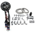 DeatschWerks X2 Series Fuel Pump Hanger w/ Dual DW420 Pumps/PTFE Plumbing kit for 92-00 Honda Civic