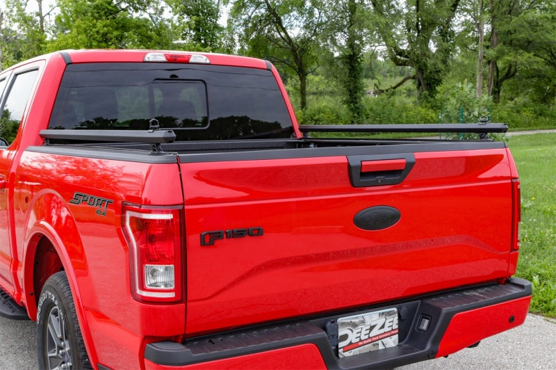 Dee Zee 04-23 Ford F-150/Super Duty Hex Series Side Rails - Texture Black 5 1/2Ft Bed