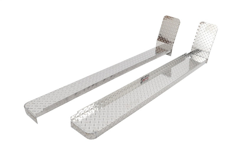 Dee Zee 99-2010 Ford SuperDuty Running Board Cab Section Brite-Tread Aluminum