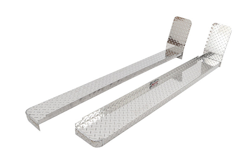 Dee Zee 99-2010 Ford SuperDuty Running Board Cab Section Brite-Tread Aluminum