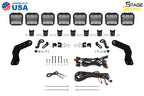 Diode Dynamics 17-24 Can-Am Maverick X3 SS5 Sport CrossLink Roof Lightbar Kit - White Combo