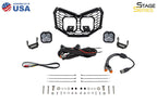 Diode Dynamics 17-24 Can-Am Maverick X3 Stage Series LED Grille Kit - Sport Yellow Fog