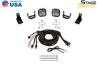 Diode Dynamics 2022+ Ford Maverick SS3 Sport Stage Series Ditch Light Kit Pro White Combo