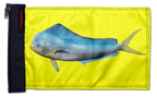 Dolphin 12"x18" Forever Wave Flag for Jeep Wrangler TJ 1996-2006