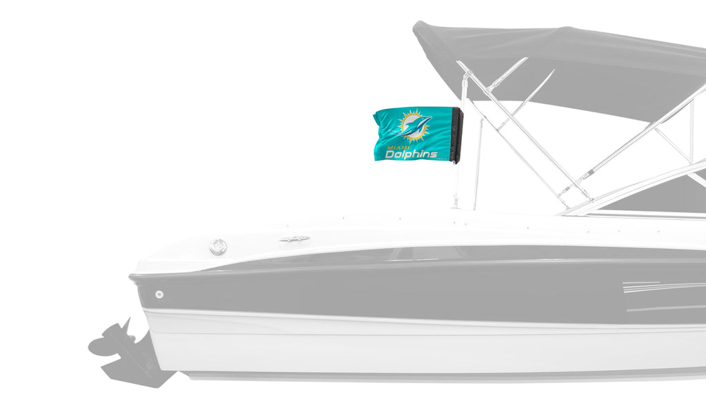 Miami Dolphins 11"x17" Forever Wave Flag