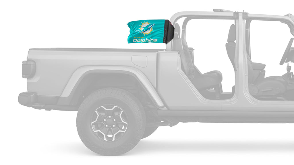 Miami Dolphins 11"x17" Forever Wave Flag