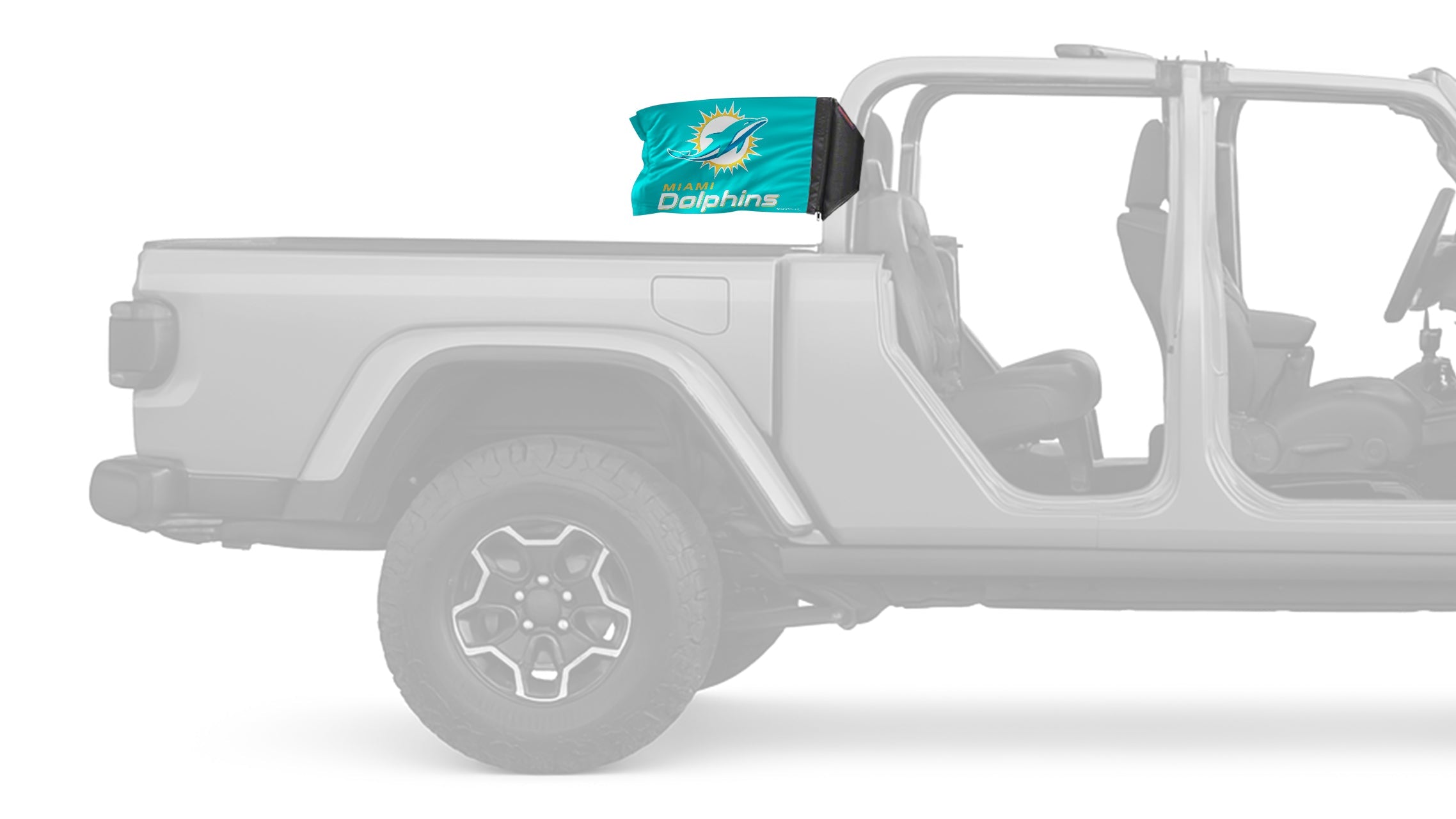 Miami Dolphins 11"x17" Forever Wave Flag