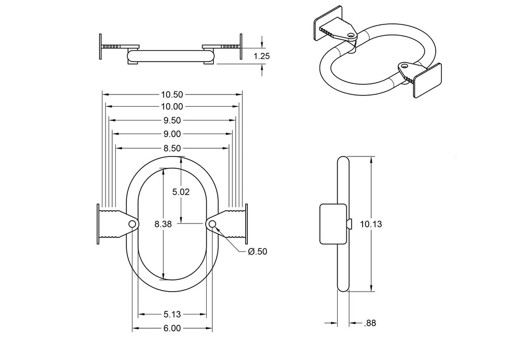 FDF RaceShop Universal Driveshaft Hoop