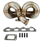 D Series AC PS Compatible T3 Turbo Manifold GSR D15 D16 For Honda Civic EG EK DC2 44mm - Bull Boost Performance