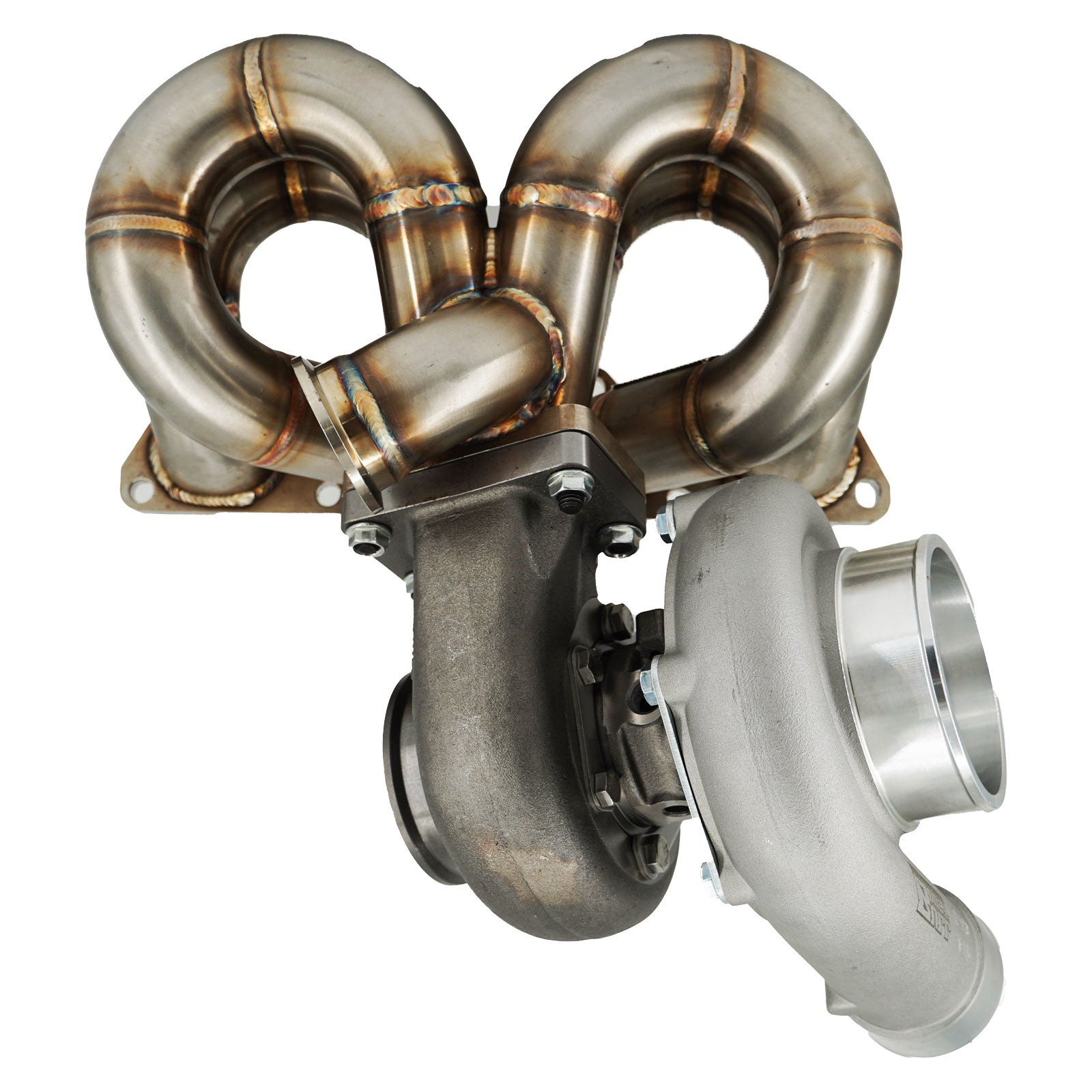 D Series AC PS Compatible T3 .63 Turbo Manifold Kits GSR D15 D16 For Honda Civic EG EK DC2 44mm - Bull Boost Performance