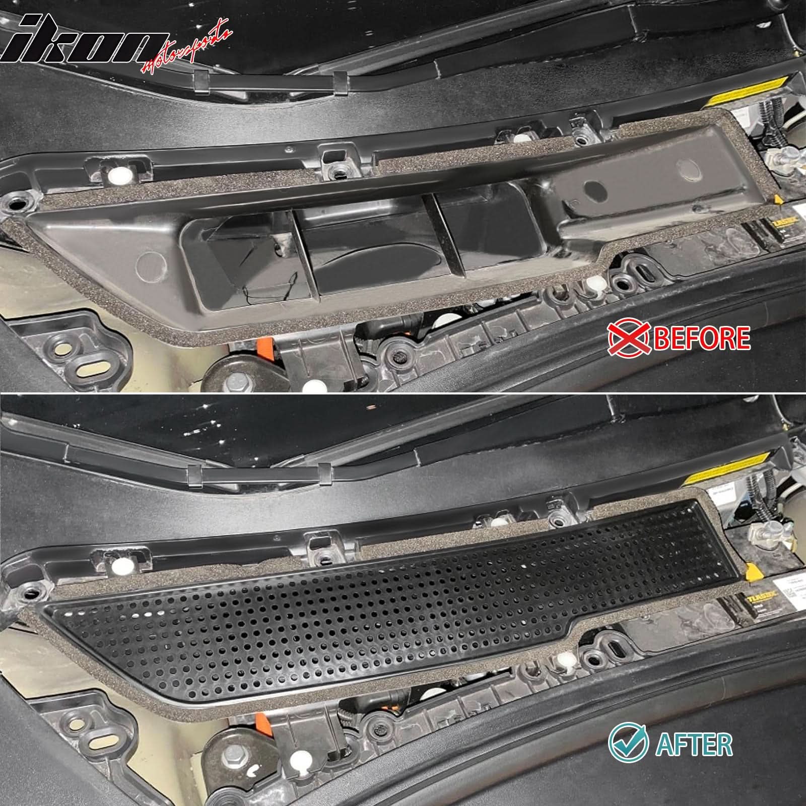 2017-2020 Tesla Model 3 Black Air Vent Cover Intake Inlet Grille ABS
