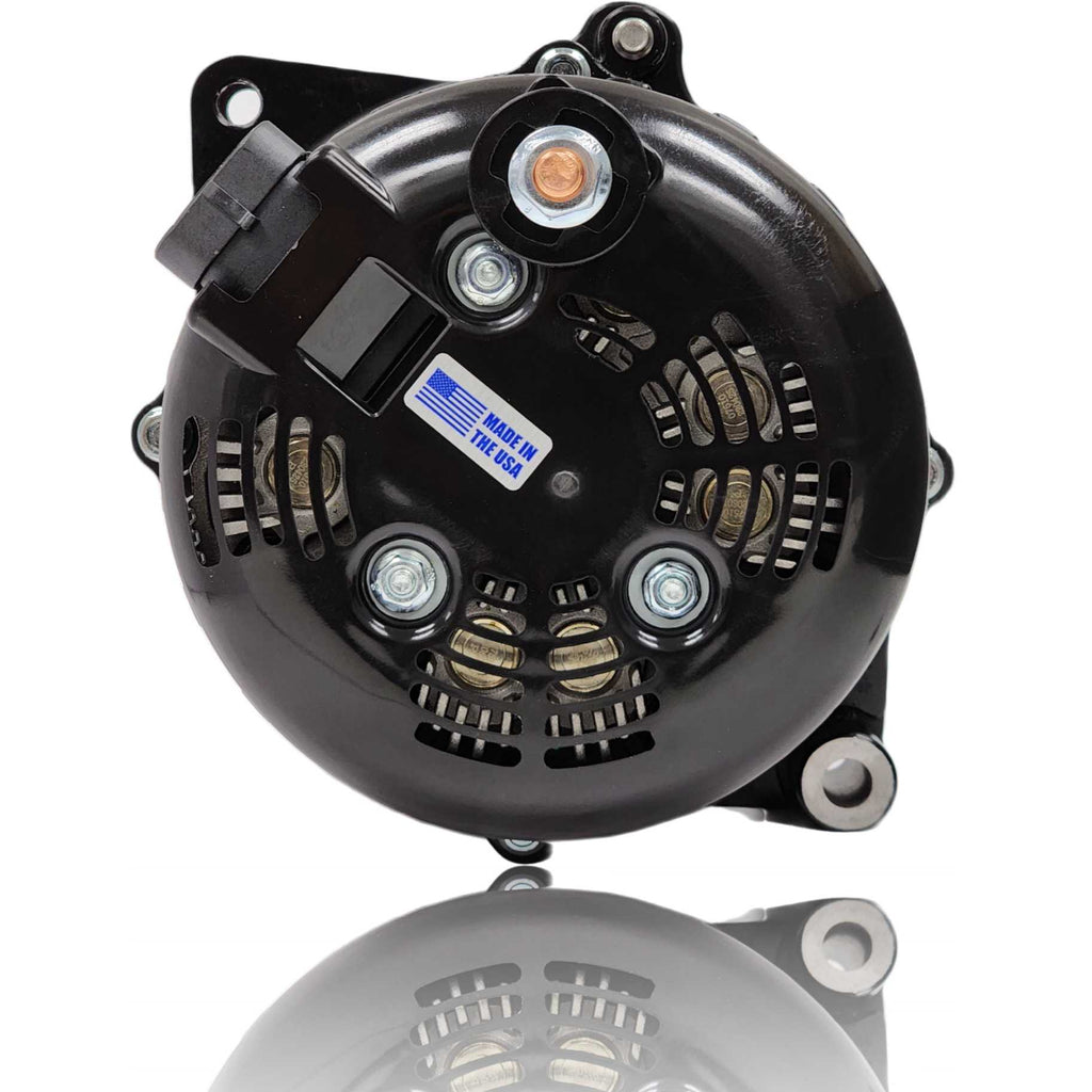 Mechman 250 Amp Alternator for Camaro / Impala / Caprice 1994 - 1996 5.7L (LT1) 3.8L - BLACK Billet finish