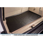 Smart Trim™ Custom Fit Floor Liners For 2011 - 2017 Ford Expedition EL/ Lincoln Navigator (with Console)