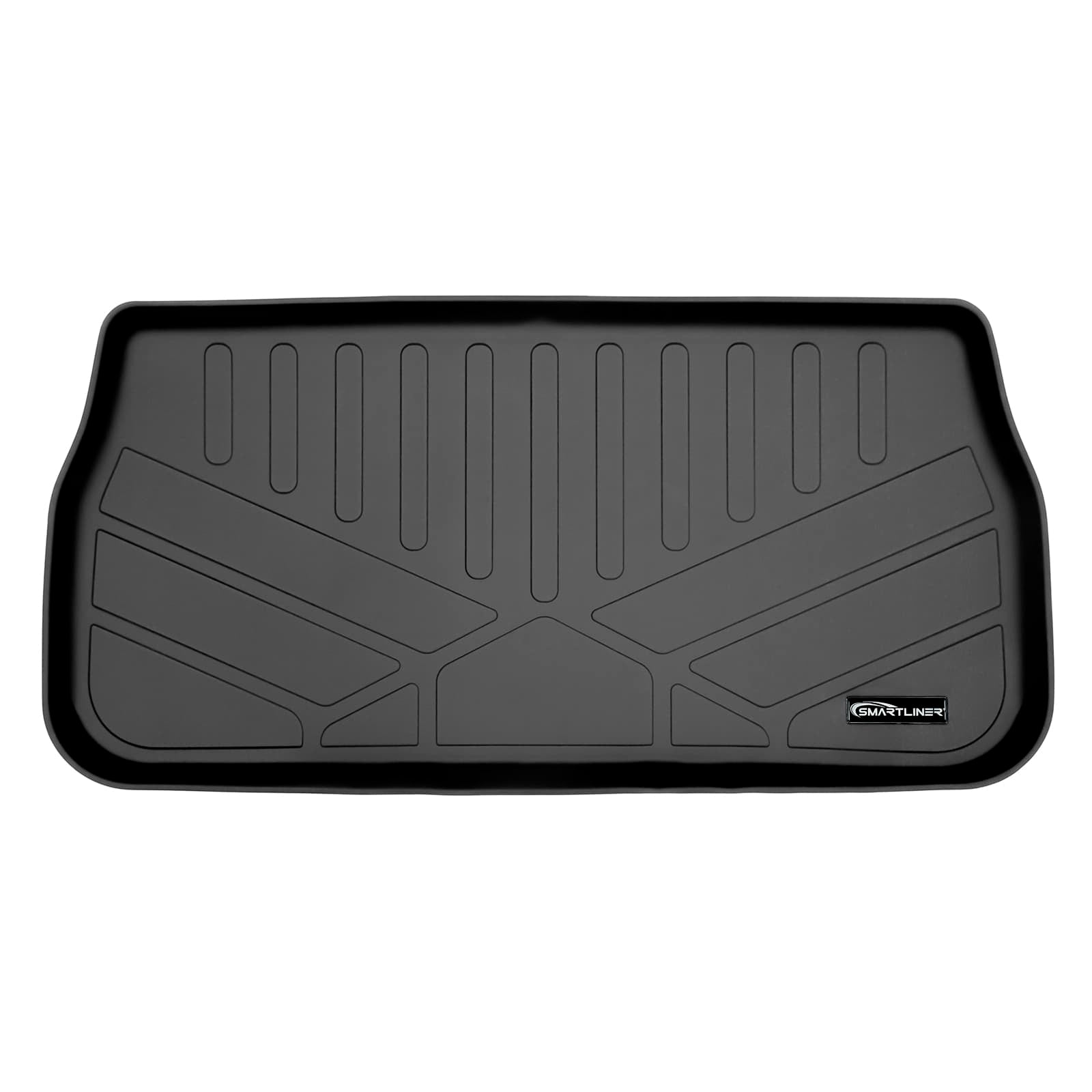 SMARTLINER Custom Fit Black 3 Row Liner Set & Cargo Liner Behind 3rd Row Compatible With 2021-2025 Chrysler Pacifica  (Fits Pinnacle)