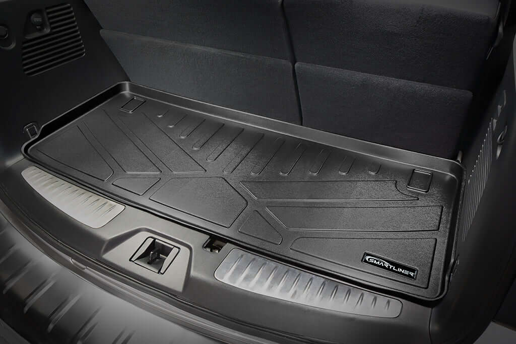 SMARTLINER Custom Fit Floor Liners For 2019-2024 Infiniti QX80 and 2019-2024 Nissan Armada No Bucket Seats & Center Console Only