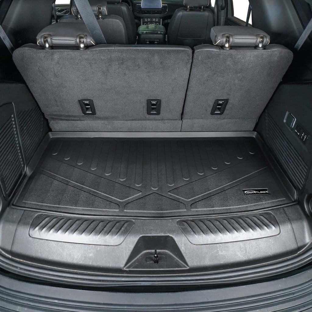 SMARTLINER Custom Fit Floor Liners For 2021-2025 Cadillac Escalade with 2nd Row Bench Seat