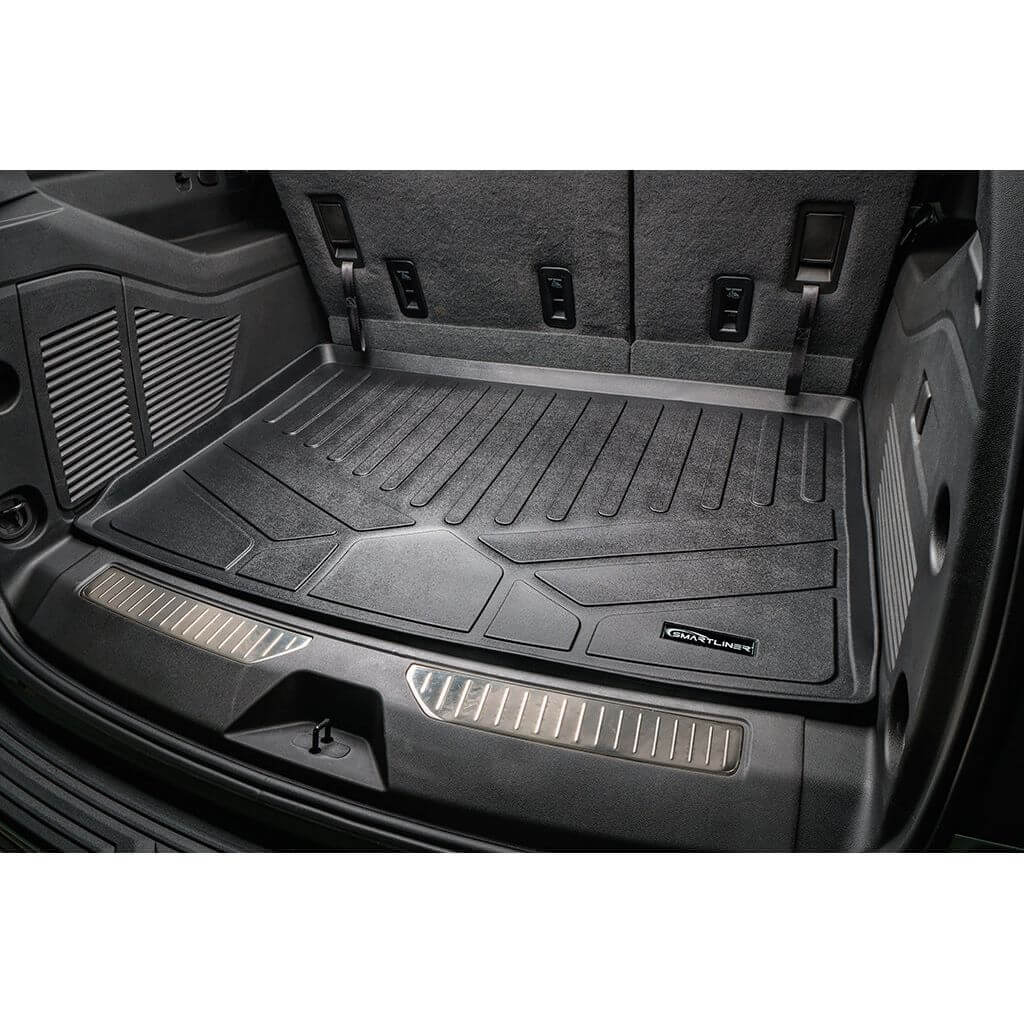 SMARTLINER Custom Fit Floor Liners For 2021-2025 Cadillac Escalade ESV with 2nd Row Bench Seat