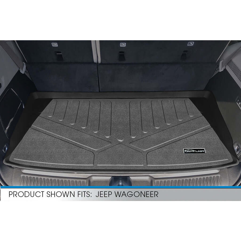 SMARTLINER Custom Fit Floor Liners For 2022-2025 Jeep Wagoneer (8 Passenger Model)