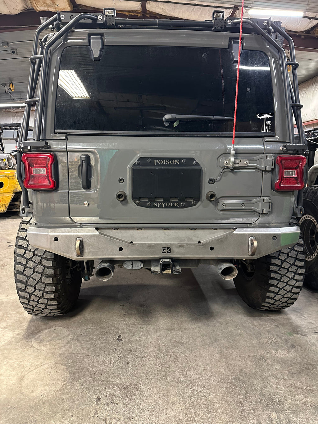 Gauntlet Series Rear Bumper for Jeep JL Wrangler (2018+) By Gatekeeper Off-Road