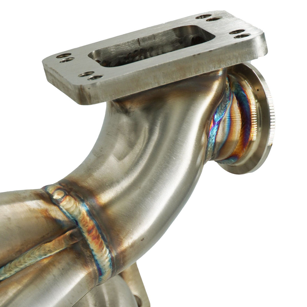 BMW E36 E46 E39 Tubular Top Mount Turbo Manifold T3 T4 Flange 44mm Wastegate - Bull Boost Performance