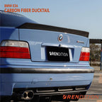 BMW E36 CARBON FIBER DUCKTAIL / REAR SPOILER KIT / REAR WING