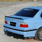 BMW E36 CARBON FIBER DUCKTAIL / REAR SPOILER KIT / REAR WING