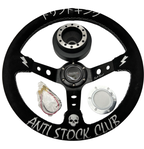 Steering Wheel + Hub Adapter Kit For BMW E46 M3 316 318 320 323 325 328 330 - Bull Boost Performance