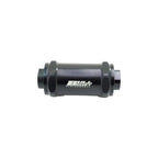 AN6 AN8 AN10 Inline Fuel Filter E85 Ethanol With 100 Micron Stainless Steel BLACK - Bull Boost Performance