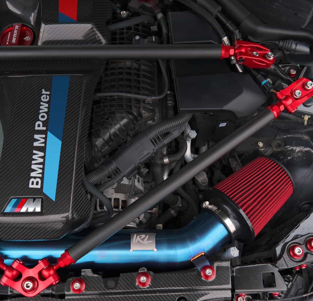 IRL BMW G8x Top Mount Titanium Intake
