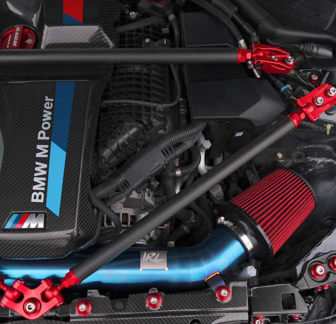 IRL BMW G8x Top Mount Titanium Intake