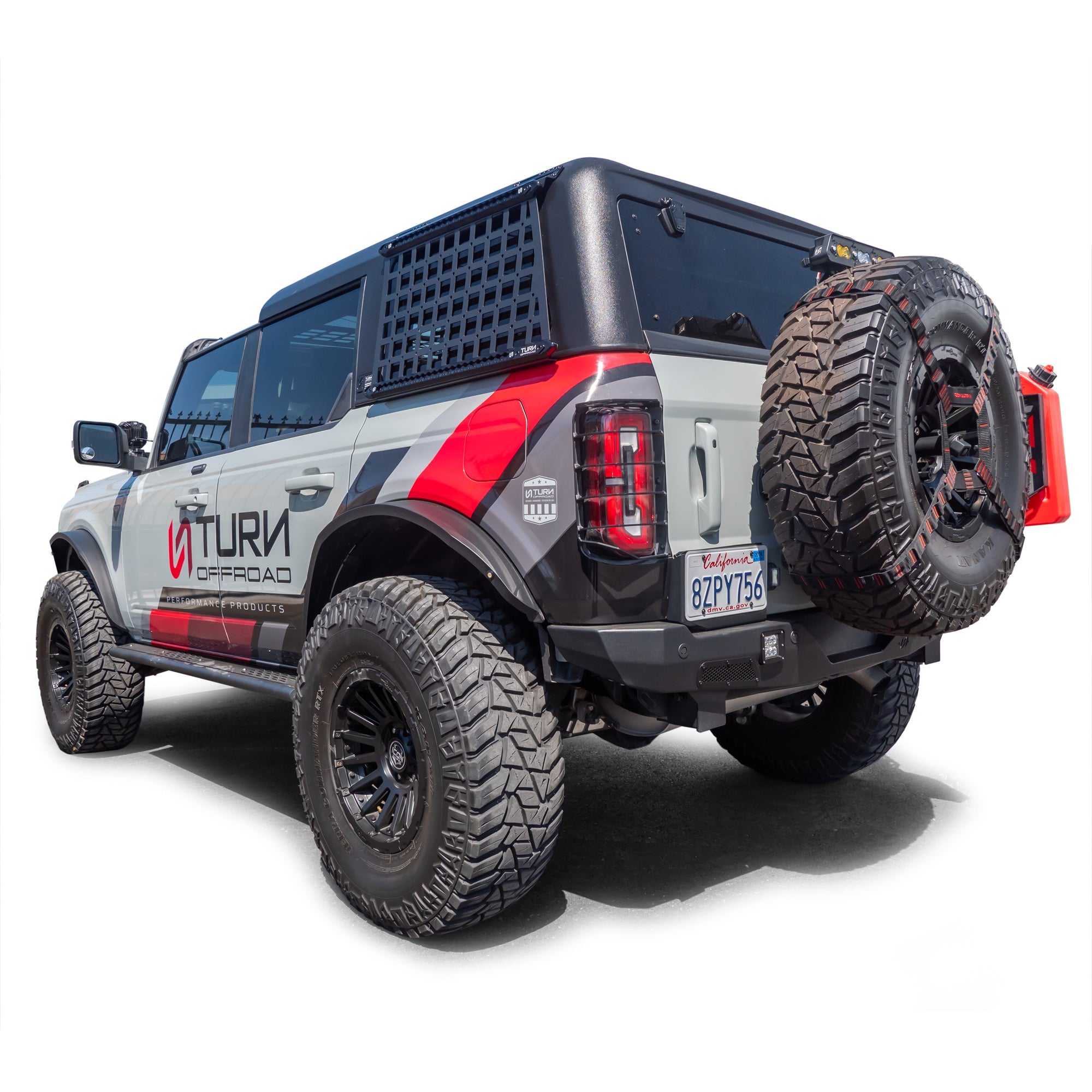 Turn Offroad Side MOLLE Panels for 2021+ Ford Bronco w/ Turn Offroad Hard Top