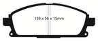 EBC 01 Infiniti Q45 4.1 Ultimax2 Front Brake Pads