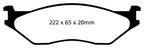 EBC 02-05 Ford Econoline E550 Yellowstuff Front Brake Pads