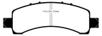 EBC 02 Cadillac Escalade 5.3 (Akebono rear caliper) Yellowstuff Rear Brake Pads
