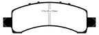 EBC 02 Cadillac Escalade 5.3 (Akebono rear caliper) Yellowstuff Rear Brake Pads