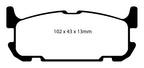 EBC 04-05 Mazda Miata MX5 1.8 (Sports Suspension) Yellowstuff Rear Brake Pads