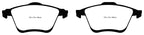 EBC 06-09 Mazda 6 2.3 Turbo (Mazdaspeed) Yellowstuff Front Brake Pads