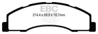 EBC 08-14 Ford Econoline E150 4.6L Extra Duty Front Brake Pads