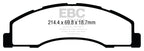 EBC 08+ Ford Econoline E150 4.6 Greenstuff Front Brake Pads