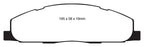EBC 09-11 Dodge Ram 2500 Pick-up 5.7 2WD/4WD Greenstuff Rear Brake Pads