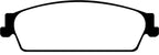 EBC 09-14 Cadillac Escalade 6.0 Hybrid Greenstuff Rear Brake Pads