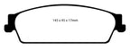 EBC 09-14 Cadillac Escalade 6.0 Hybrid Ultimax2 Rear Brake Pads