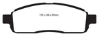 EBC 09 Ford F150 4.6 (2WD) 6 Lug Greenstuff Front Brake Pads