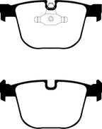 EBC 10-14 BMW X5 4.4 Twin Turbo (50) Greenstuff Rear Brake Pads