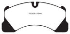 EBC 10+ Porsche Cayenne 3.0 Supercharged Hybrid Yellowstuff Front Brake Pads