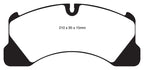EBC 10+ Porsche Cayenne 3.0 Supercharged Hybrid Yellowstuff Front Brake Pads