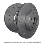 EBC 13-16 Mercedes-Benz GL350 (X166) 3.0TD AMG Package RK Premium Cross-Drilled Rear Rotors