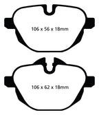 EBC 14+ BMW i8 1.5 Turbo/Electric Yellowstuff Rear Brake Pads