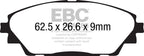EBC 14+ Mazda 3 2.0 (Japan Build) Ultimax2 Front Brake Pads